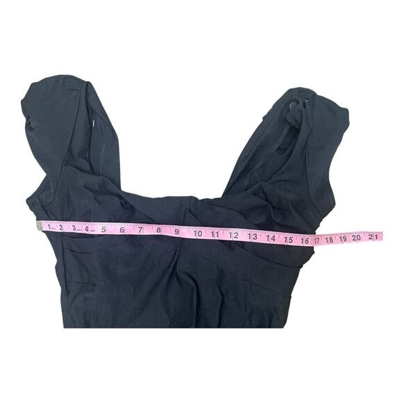 Stop Staring Black 50s Wiggle Dress Size 14 Pinup Retro Classic NWT - Picture 4 of 7